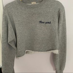 brandy melville cropped hoodie